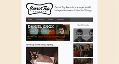 Desktop Screenshot of carrottoprecords.com